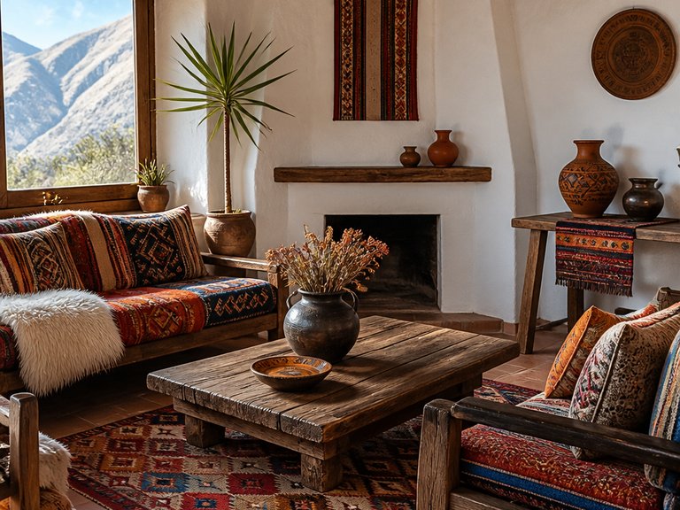 Andean interior design example