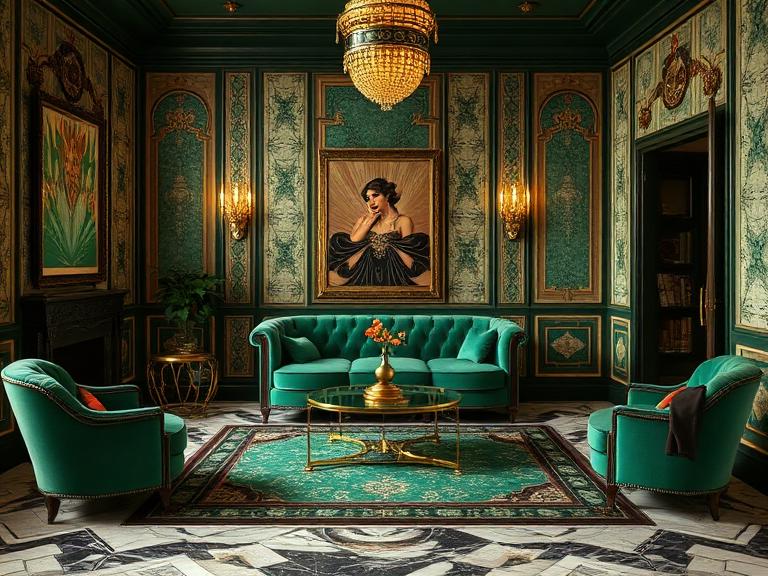 Art Deco interior design example