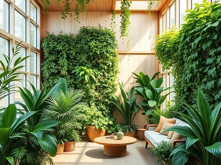 Biophilic interior design example