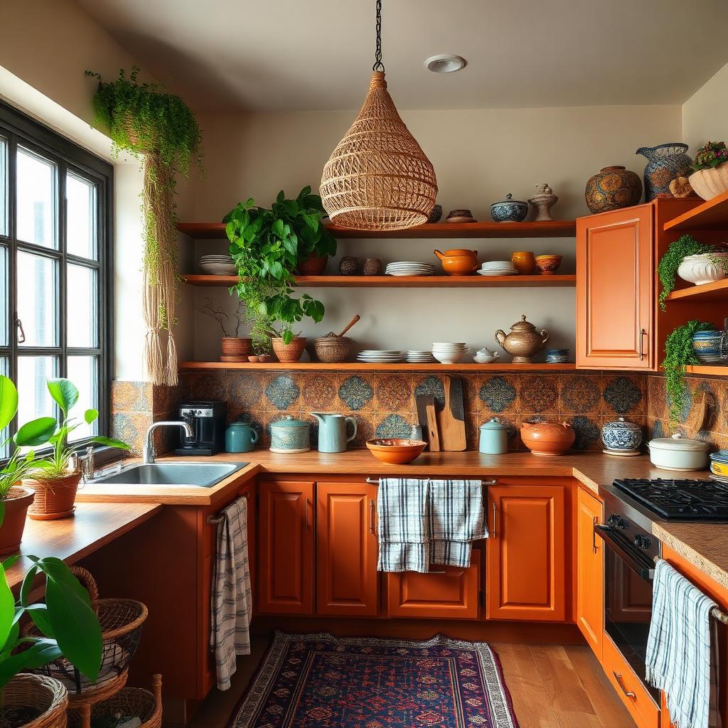 Bohemian Kitchen interior design example