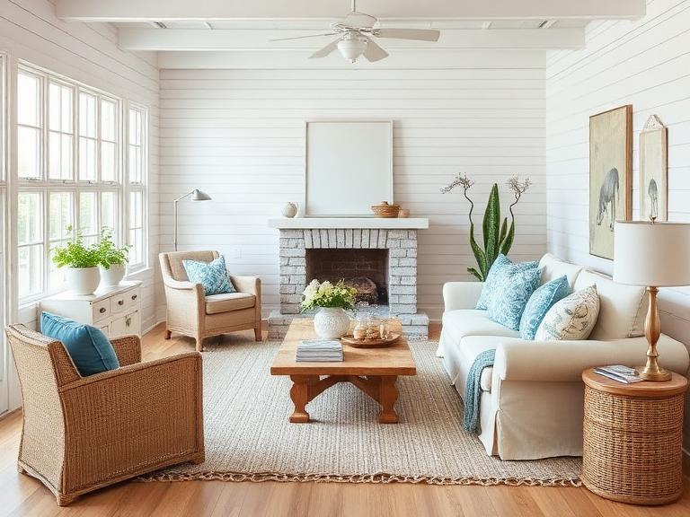 Coastal interior design example