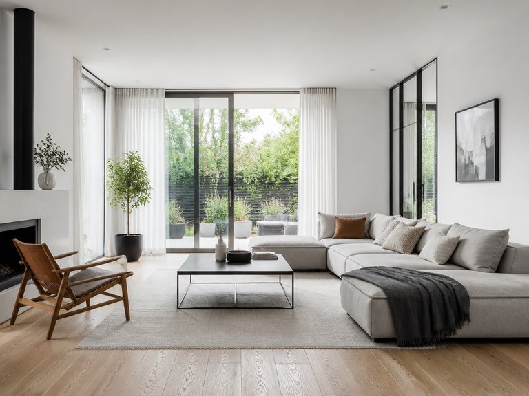 Contemporary Scandinavian interior design example