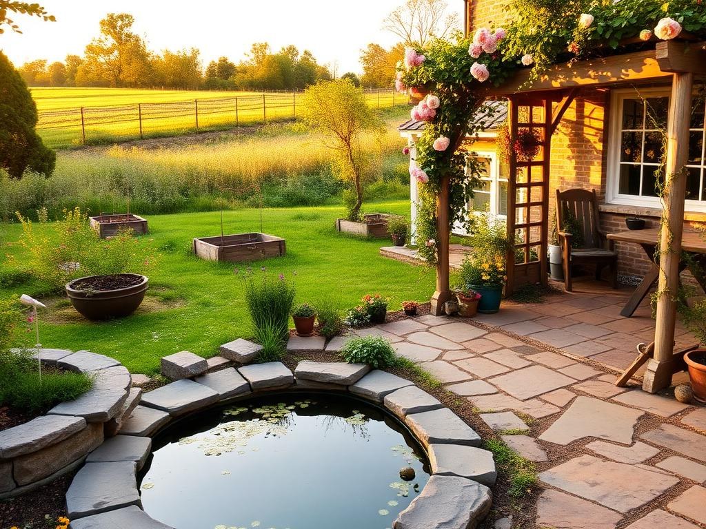 Cottage Backyard interior design example