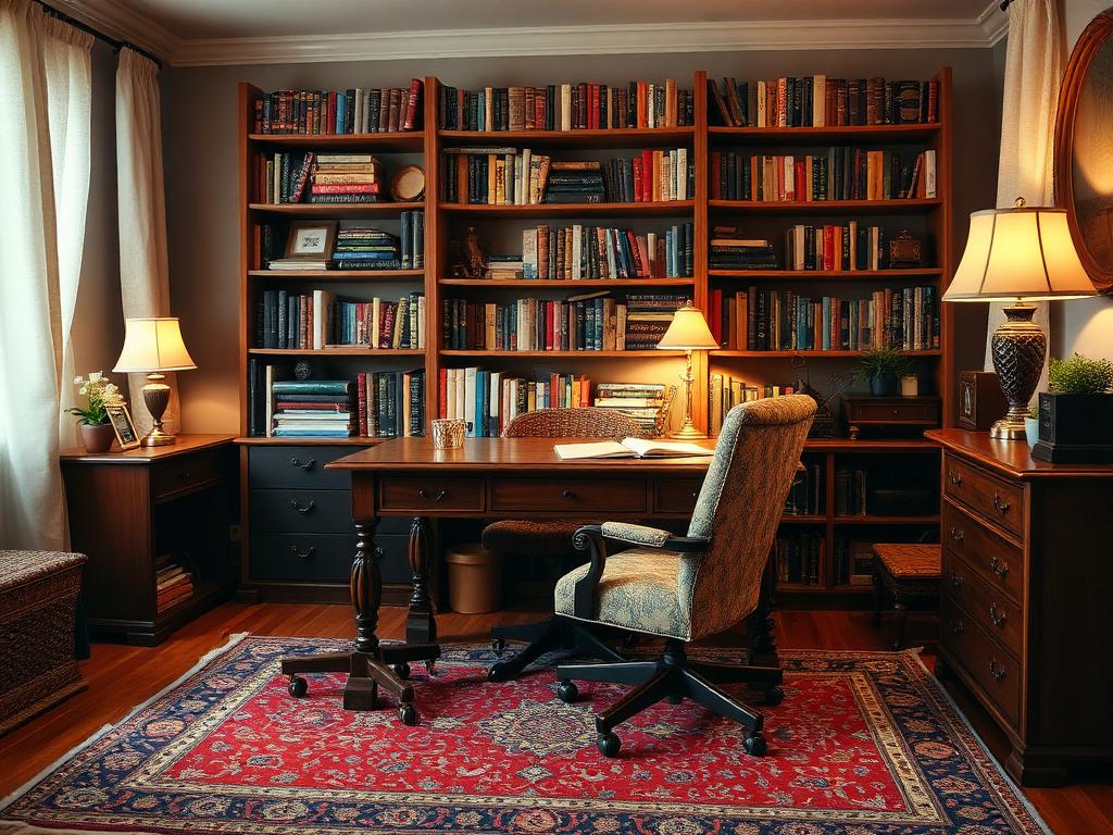 Cozy Home Office interior design example