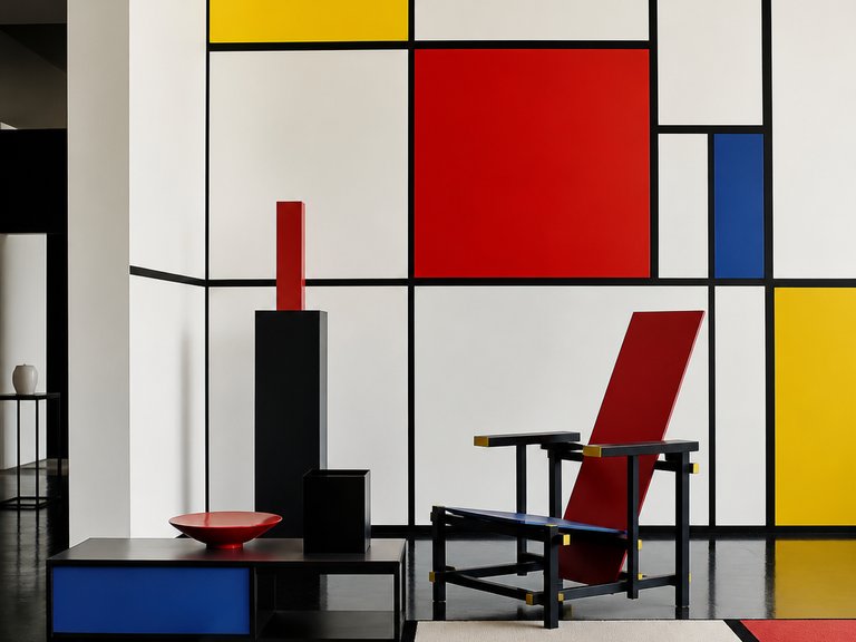 De Stijl interior design example
