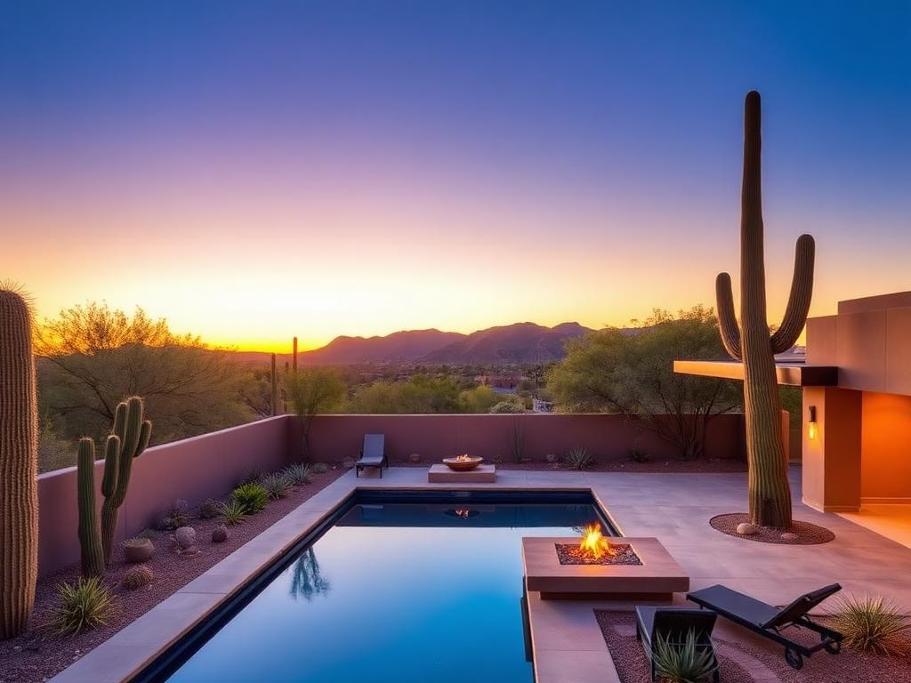 Desert Modern Pool interior design example