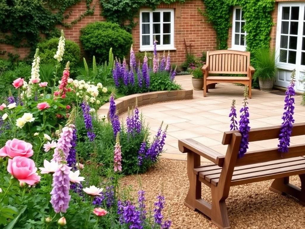 English Country Backyard interior design example