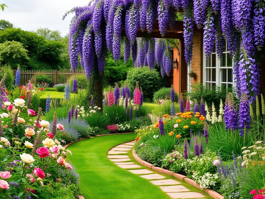 English Cottage Garden interior design example