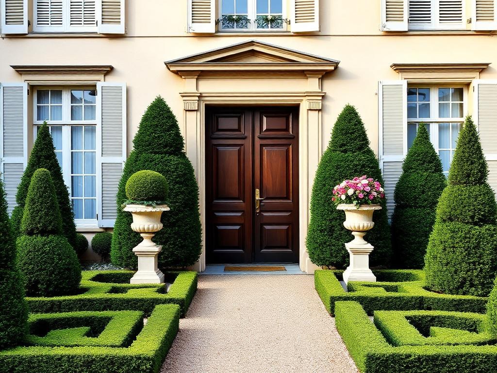 Formal French Entrance interior design example