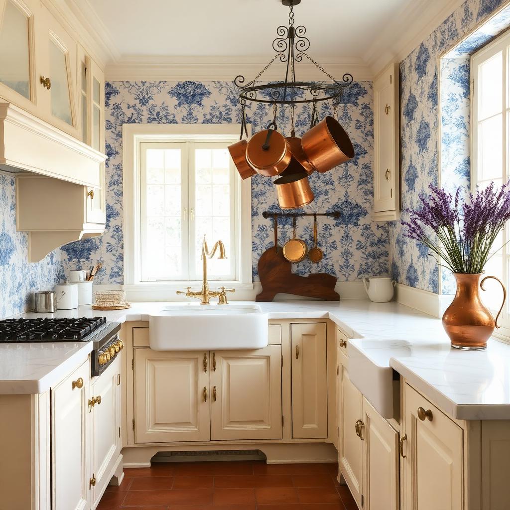 French Country Kitchen interior design example