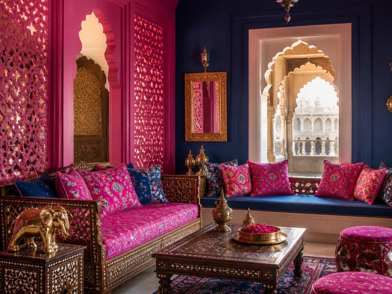 Indian Jaipur interior design example