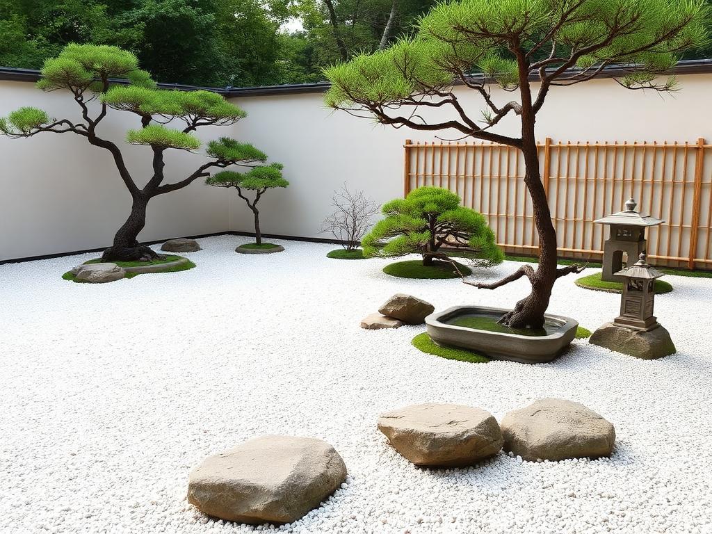 Japanese Zen Garden interior design example