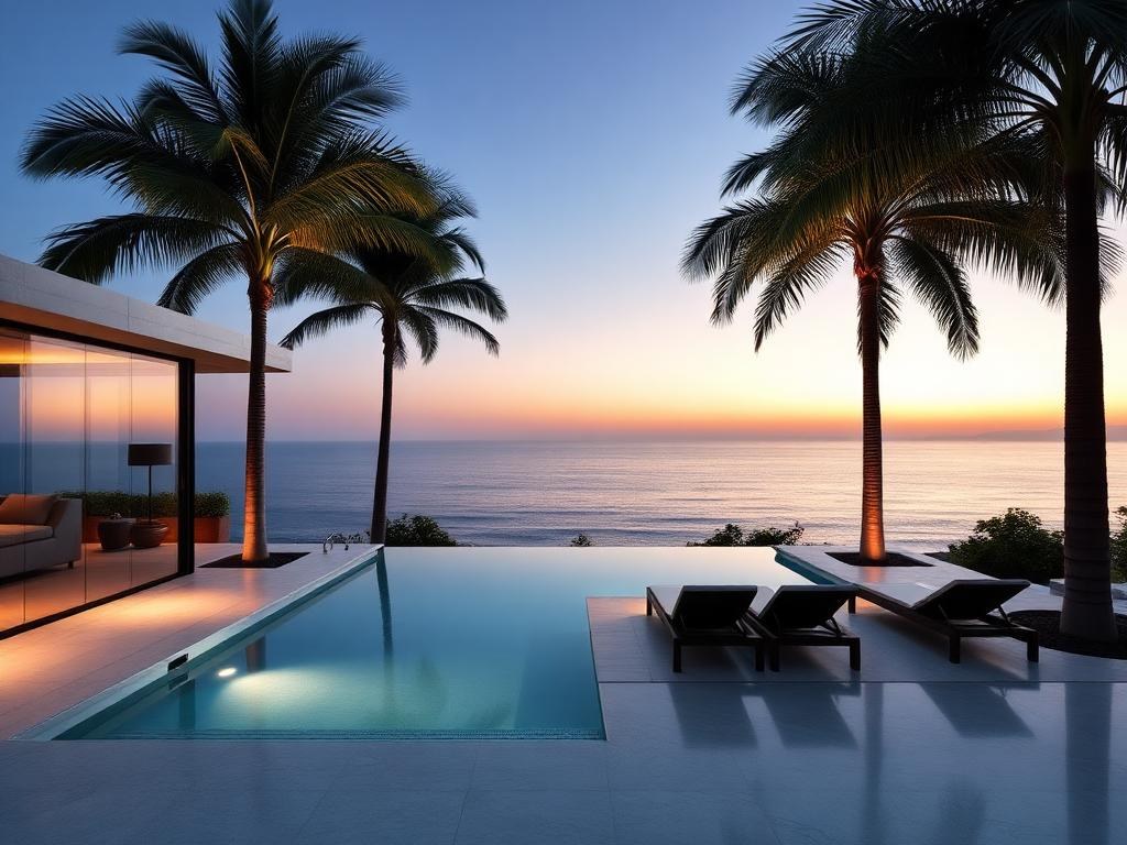 Luxury Infinity Pool interior design example