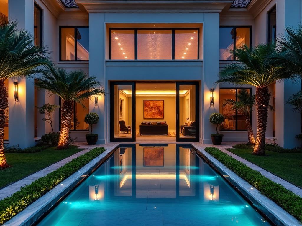 Luxury Villa Entrance interior design example