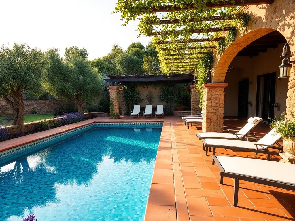 Mediterranean Pool interior design example