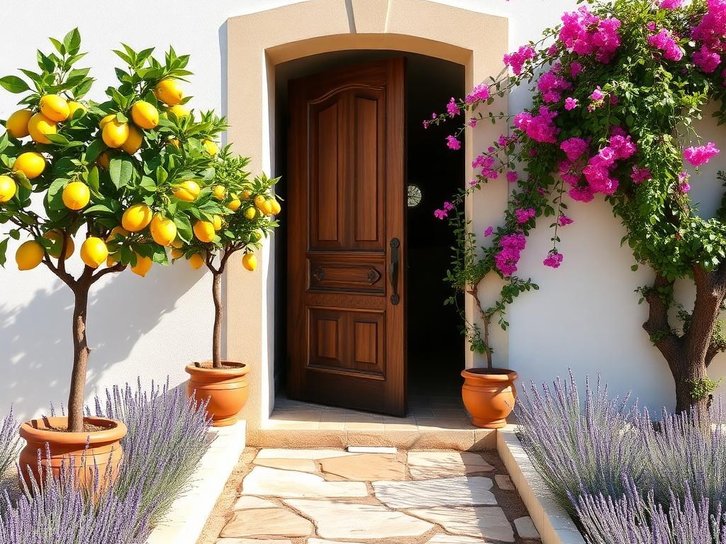 Mediterranean Entrance interior design example