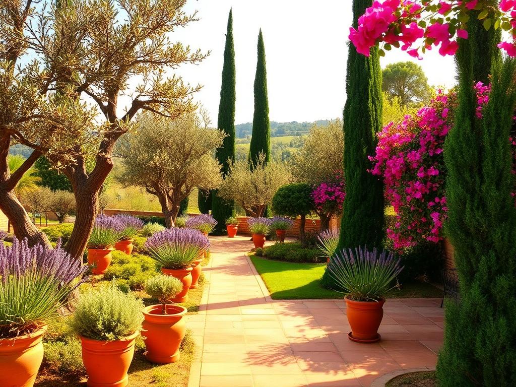 Mediterranean Garden interior design example