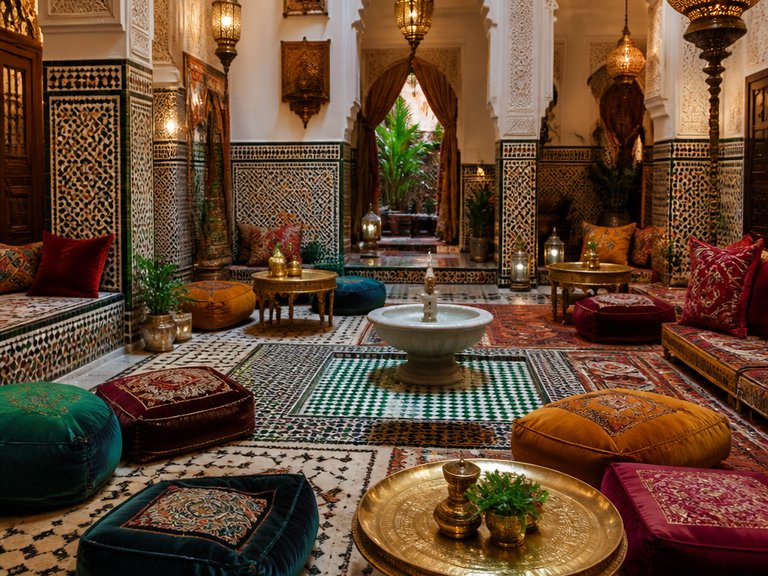 Moroccan interior design example