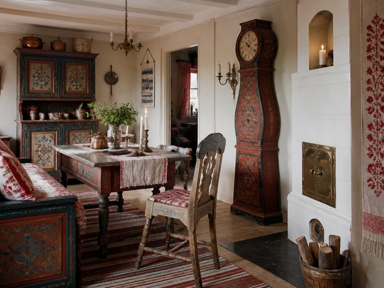 Scandinavian Folk interior design example