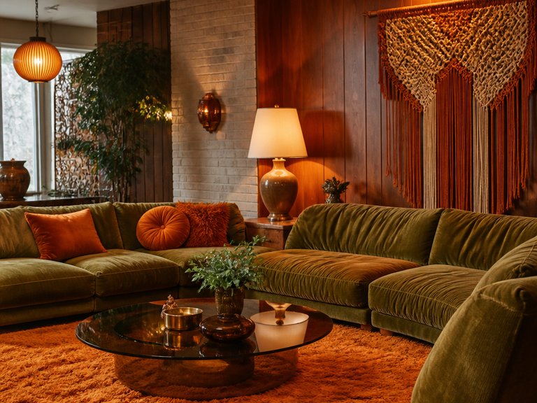 70s Retro interior design example