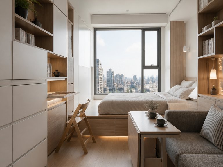 Tokyo Micro Apartment interior design example