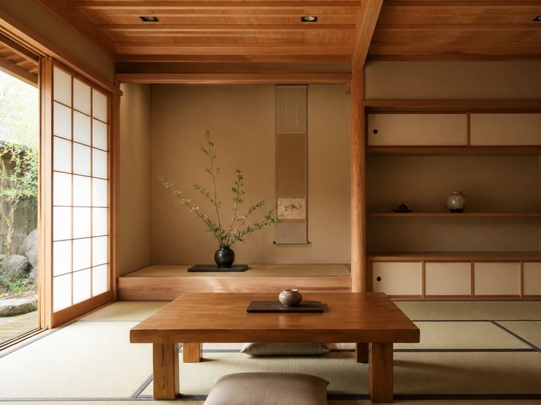 Traditional Japanese interior design example
