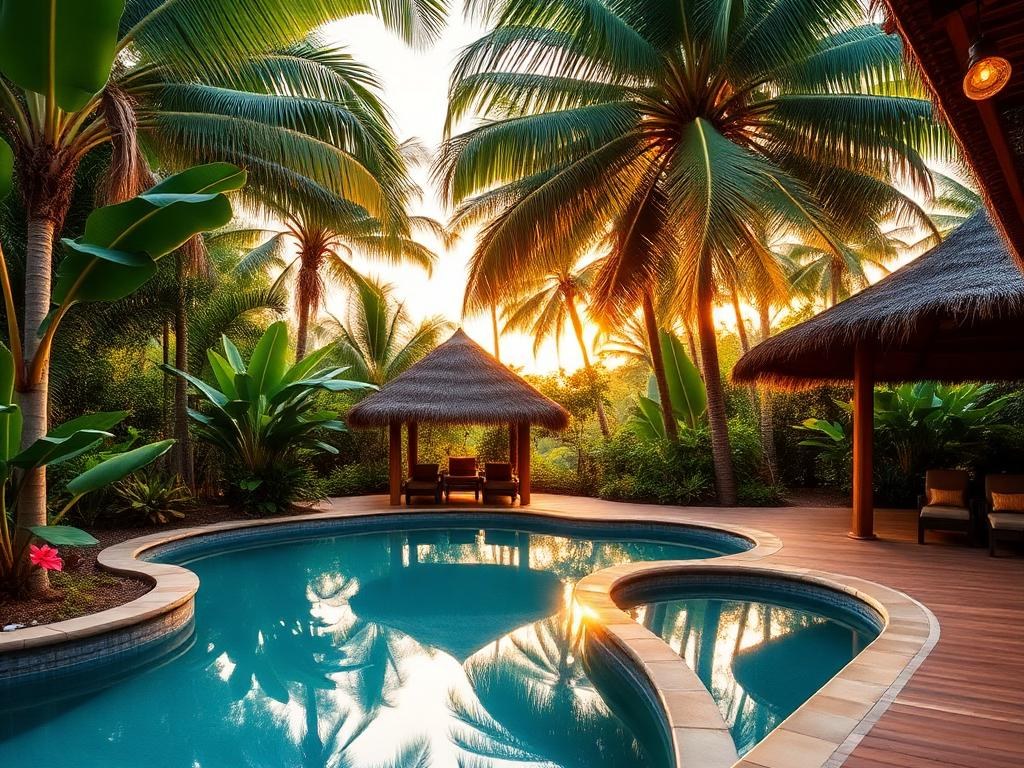 Tropical Pool interior design example