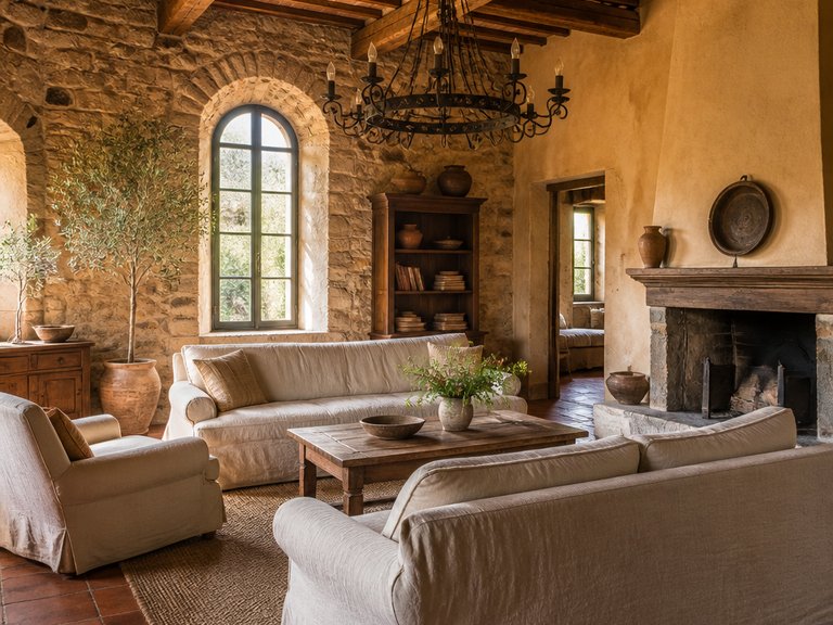 Tuscan interior design example