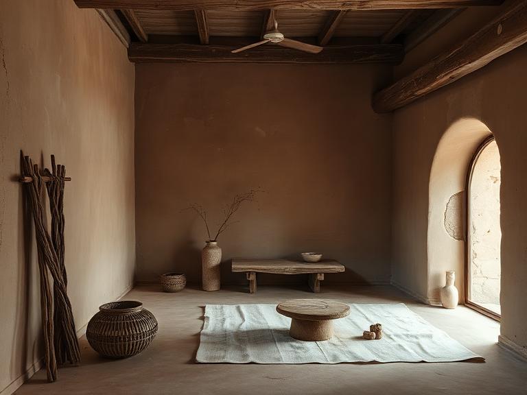 Wabi-Sabi interior design example