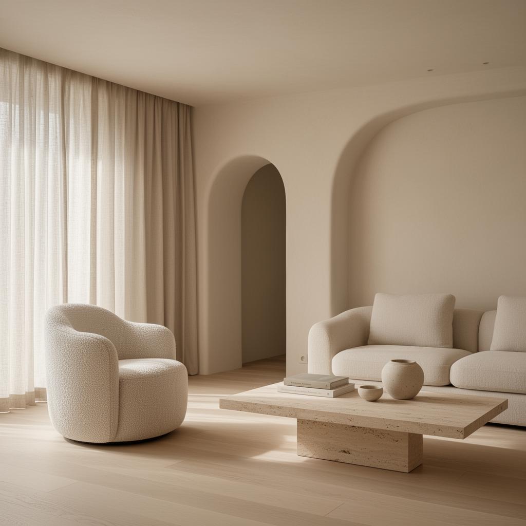 Warm Minimalism interior design example